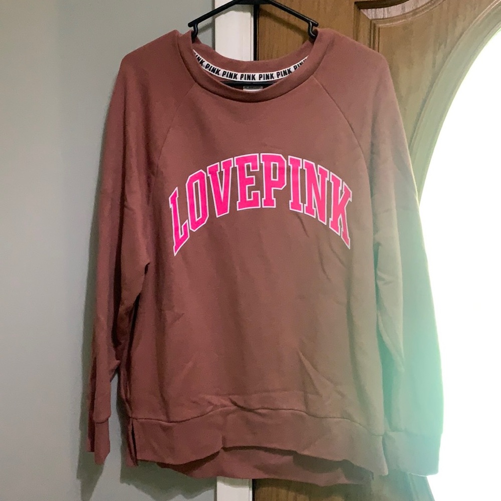 Pink Victoria secret sweatshirt